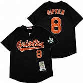 Orioles 8 Cal Ripken Jr Black 1993 Cooperstown Collection Jersey,baseball caps,new era cap wholesale,wholesale hats